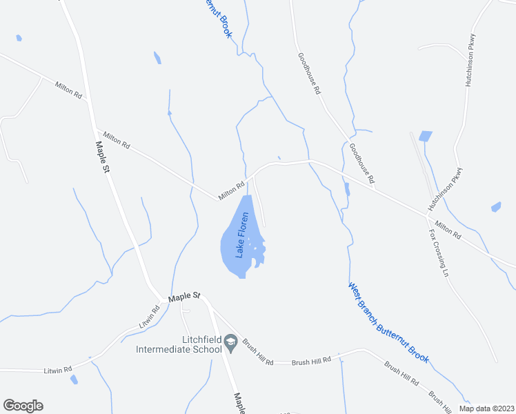 map of restaurants, bars, coffee shops, grocery stores, and more near 23 Floren Pond Road in Litchfield