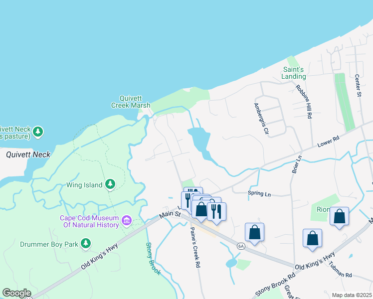 map of restaurants, bars, coffee shops, grocery stores, and more near 7 Cedar Hill Road in Brewster