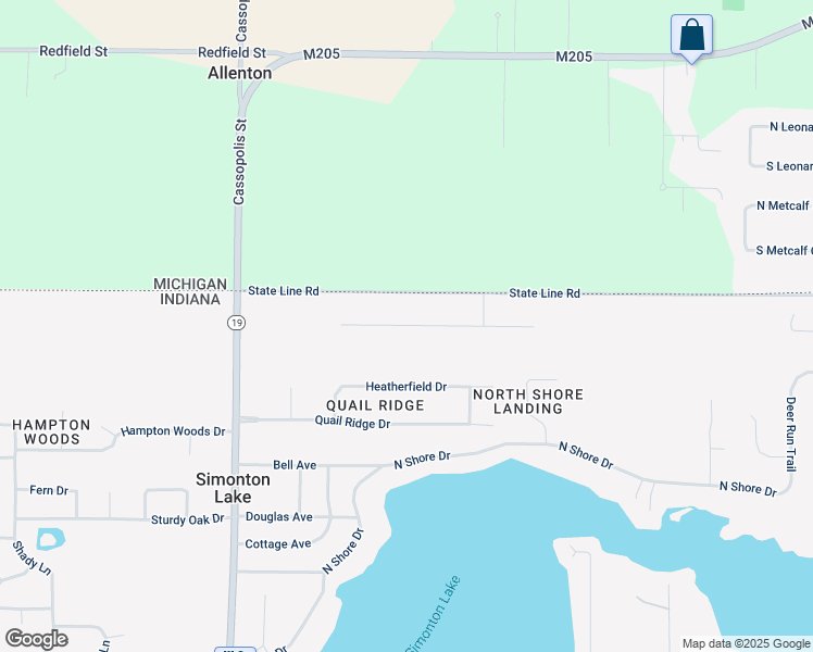 map of restaurants, bars, coffee shops, grocery stores, and more near 26206 Northland Crossing Drive in Elkhart