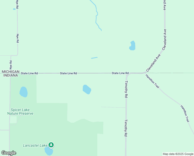 map of restaurants, bars, coffee shops, grocery stores, and more near 33260 State Line Road in New Carlisle