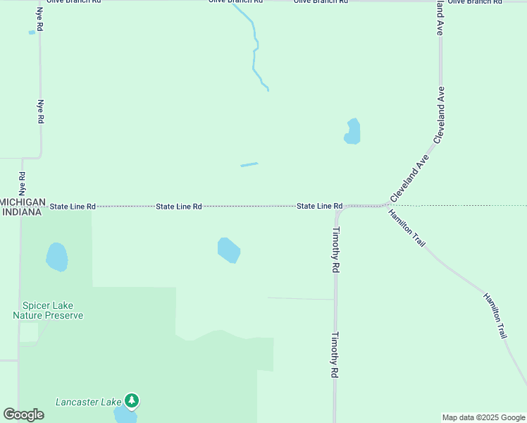 map of restaurants, bars, coffee shops, grocery stores, and more near 33260 State Line Road in New Carlisle