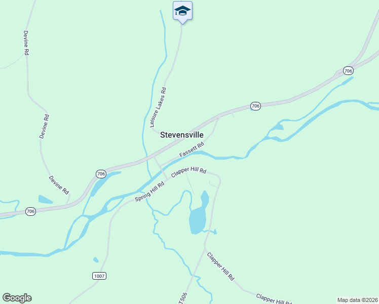 map of restaurants, bars, coffee shops, grocery stores, and more near in Stevensville