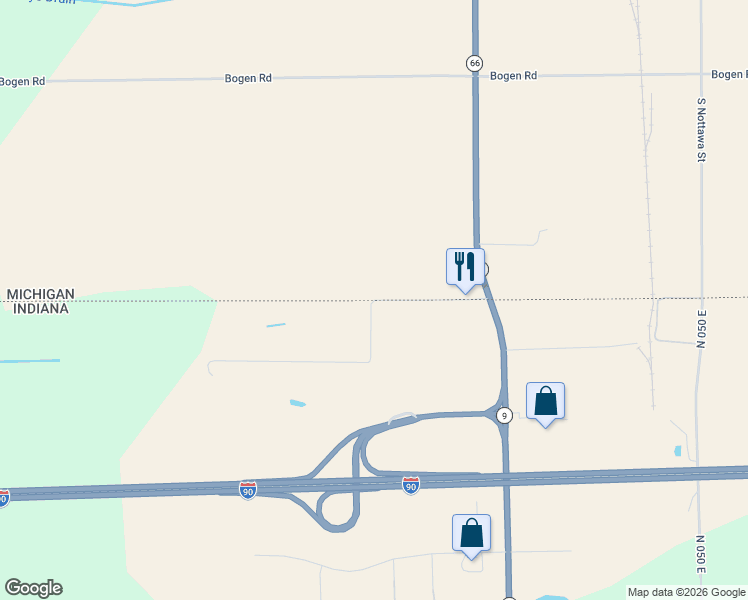map of restaurants, bars, coffee shops, grocery stores, and more near 233 West 815 North in Howe