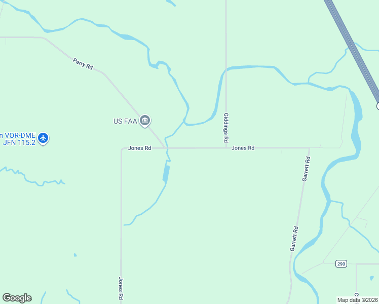 map of restaurants, bars, coffee shops, grocery stores, and more near 1446 Jones Rd in Jefferson