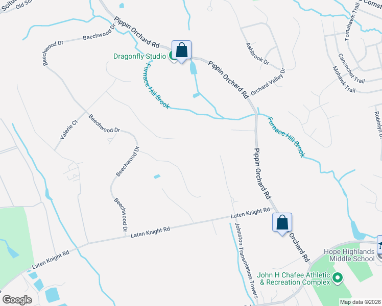 map of restaurants, bars, coffee shops, grocery stores, and more near 30 Lauren Court in Cranston