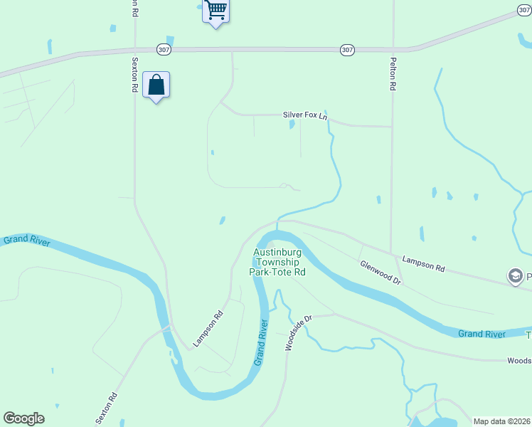 map of restaurants, bars, coffee shops, grocery stores, and more near 3857 Lampson Road in Geneva