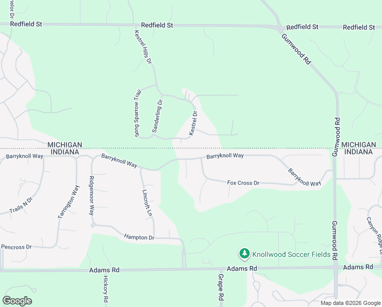 map of restaurants, bars, coffee shops, grocery stores, and more near 16645 Barryknoll Way in Granger