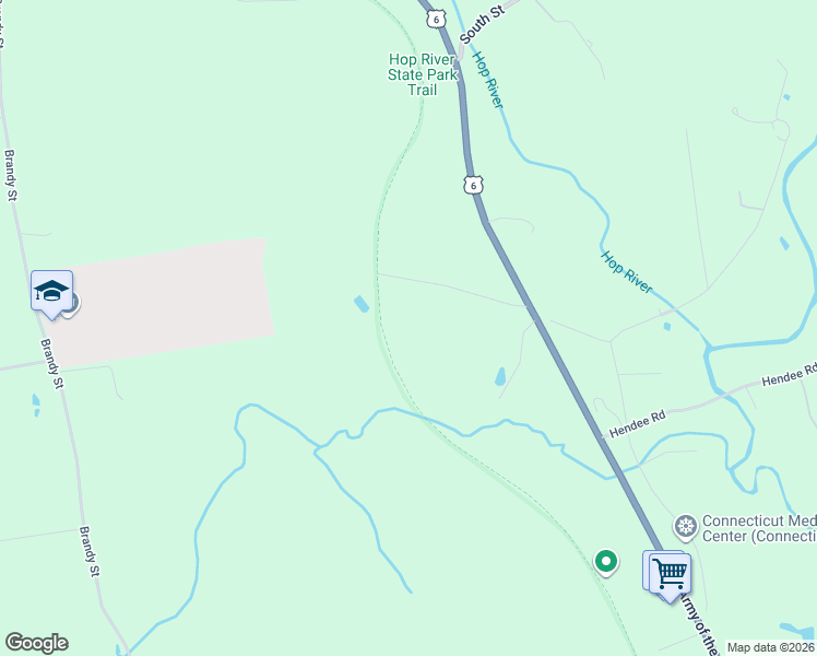map of restaurants, bars, coffee shops, grocery stores, and more near 34 Bailey Road in Andover