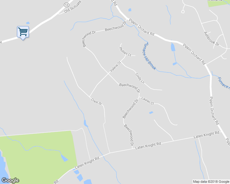 map of restaurants, bars, coffee shops, grocery stores, and more near 159 Beechwood Drive in Cranston