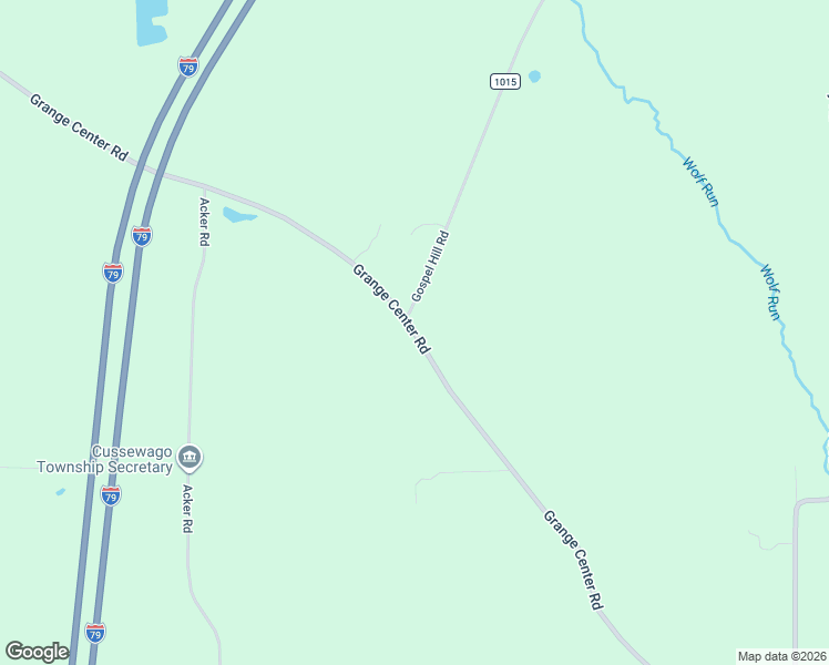 map of restaurants, bars, coffee shops, grocery stores, and more near 18477 Grange Center Road in Saegertown