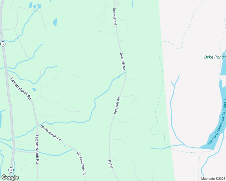 map of restaurants, bars, coffee shops, grocery stores, and more near 585 Deercliff Road in Avon