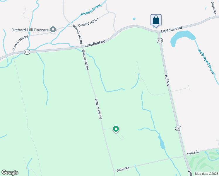 map of restaurants, bars, coffee shops, grocery stores, and more near 53 Wild Cat Hill Road in Harwinton