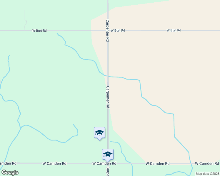 map of restaurants, bars, coffee shops, grocery stores, and more near 11451 Carpenter Road in Camden
