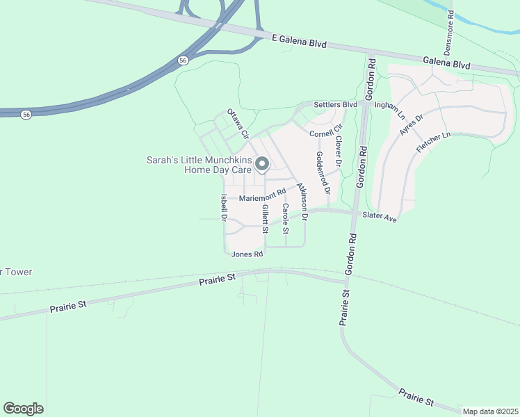 map of restaurants, bars, coffee shops, grocery stores, and more near 257 Gillett Street in Sugar Grove