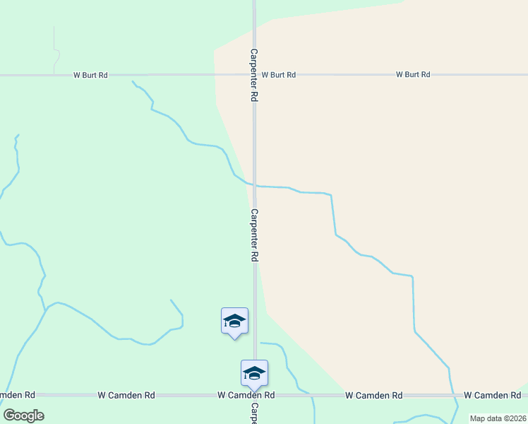 map of restaurants, bars, coffee shops, grocery stores, and more near 11451 Carpenter Road in Camden