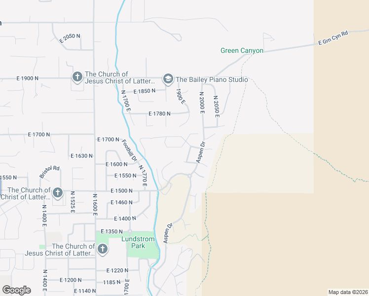 map of restaurants, bars, coffee shops, grocery stores, and more near 1920 Southpointe Court in Logan