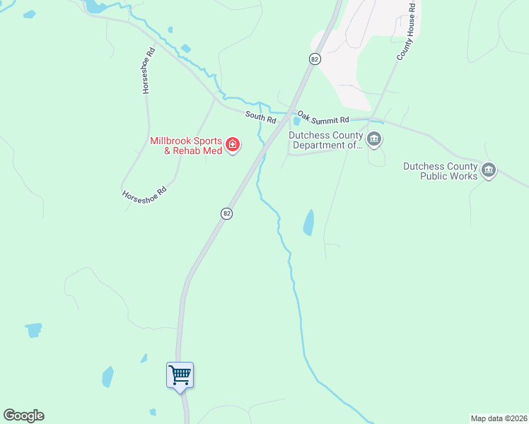 map of restaurants, bars, coffee shops, grocery stores, and more near 3868 New York 82 in Millbrook