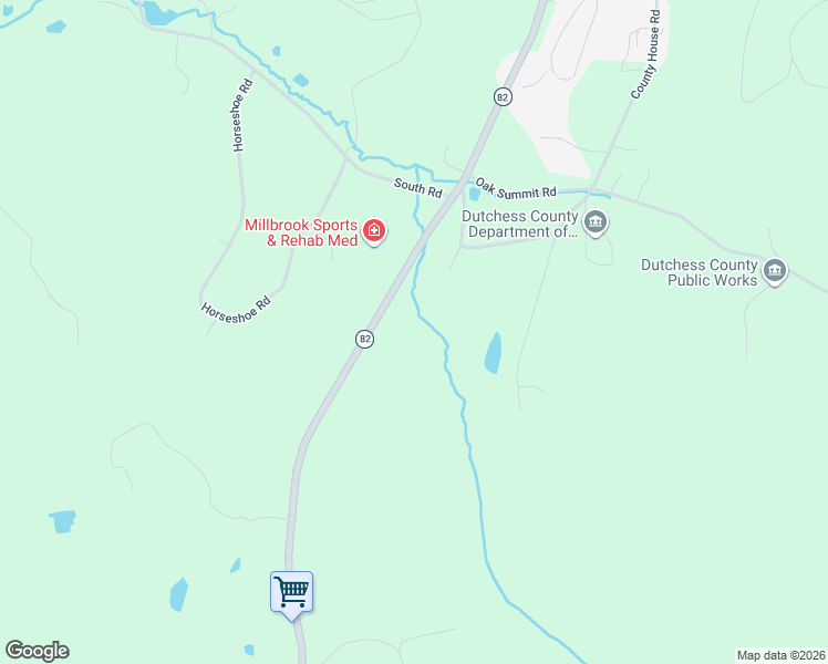 map of restaurants, bars, coffee shops, grocery stores, and more near 3868 New York 82 in Millbrook