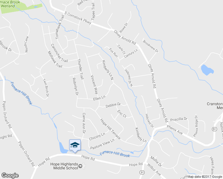 map of restaurants, bars, coffee shops, grocery stores, and more near 20 Ellen Lane in Cranston