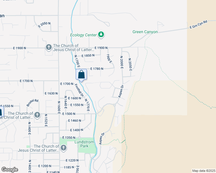 map of restaurants, bars, coffee shops, grocery stores, and more near 1901 Southpointe Court in Logan