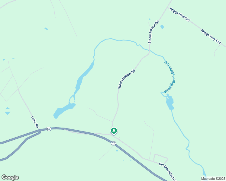 map of restaurants, bars, coffee shops, grocery stores, and more near 45 Steam Hollow Road in Greenfield Park