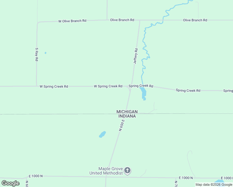 map of restaurants, bars, coffee shops, grocery stores, and more near 4914 West Spring Creek Road in Galien