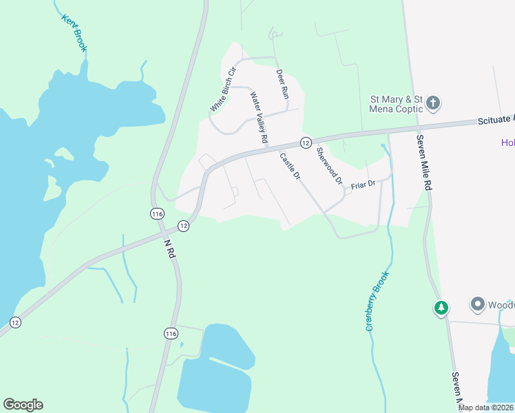 map of restaurants, bars, coffee shops, grocery stores, and more near 25 Set N Sun Drive in Scituate