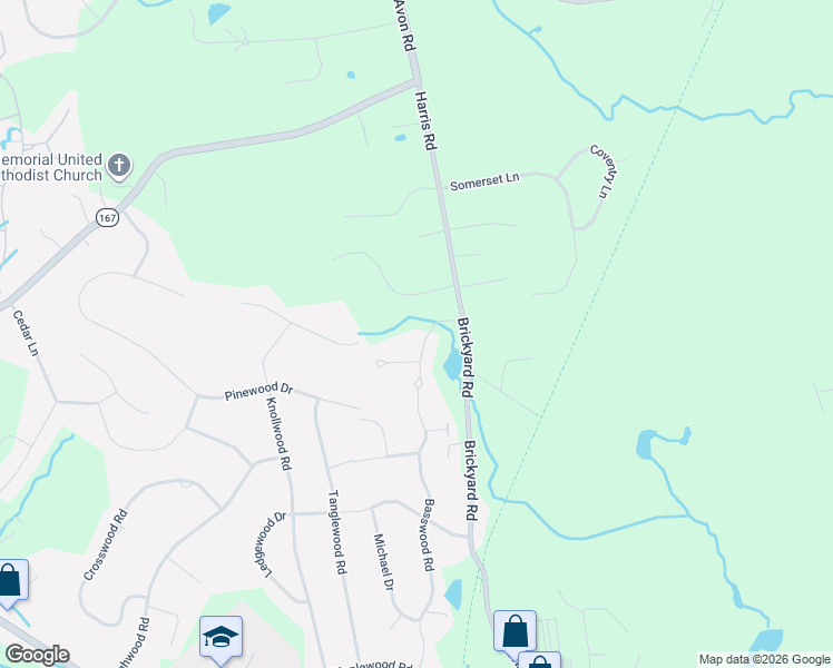 map of restaurants, bars, coffee shops, grocery stores, and more near 2 Taskers Pond Road in Farmington