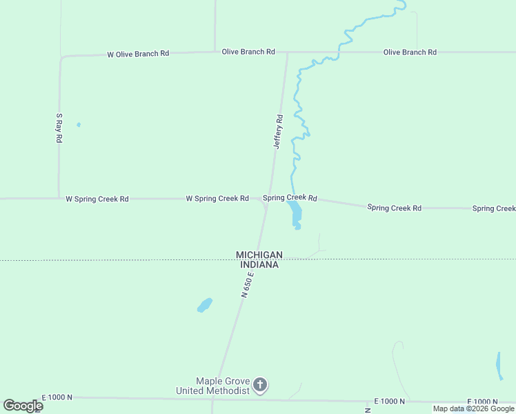 map of restaurants, bars, coffee shops, grocery stores, and more near 4812 Spring Creek Road in Galien