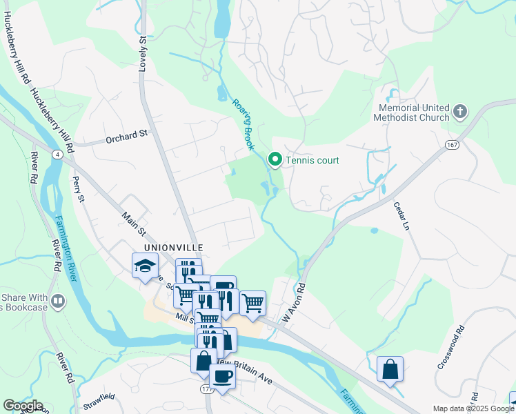 1 Extension St, Unionville CT Walk Score