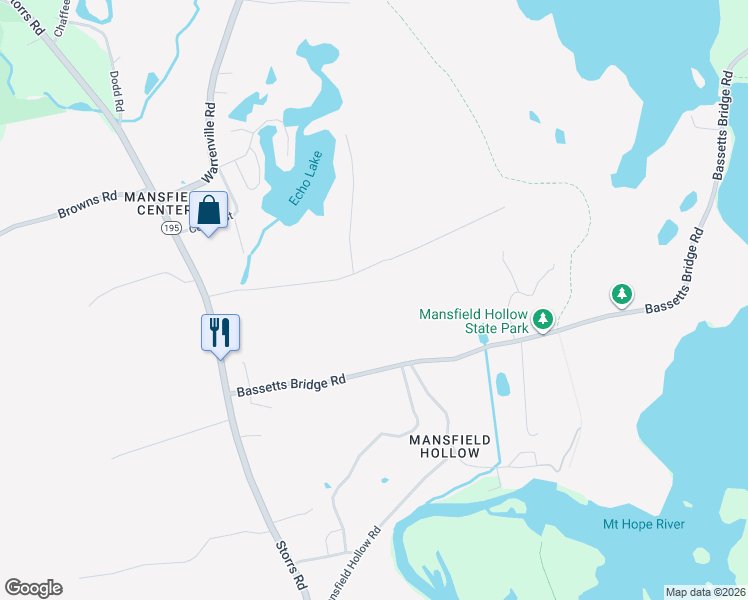map of restaurants, bars, coffee shops, grocery stores, and more near 70 Cemetery Road in Mansfield