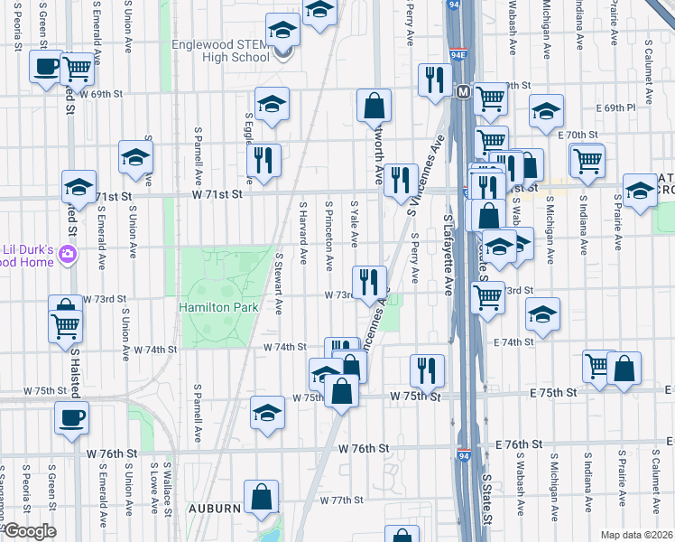 map of restaurants, bars, coffee shops, grocery stores, and more near in Chicago