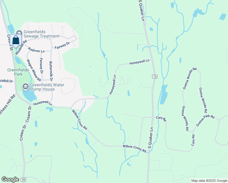 map of restaurants, bars, coffee shops, grocery stores, and more near 64 Honeywell Lane in Hyde Park