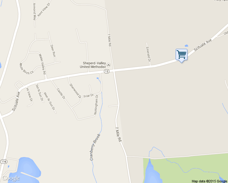 map of restaurants, bars, coffee shops, grocery stores, and more near 560 7 Mile Road in Scituate