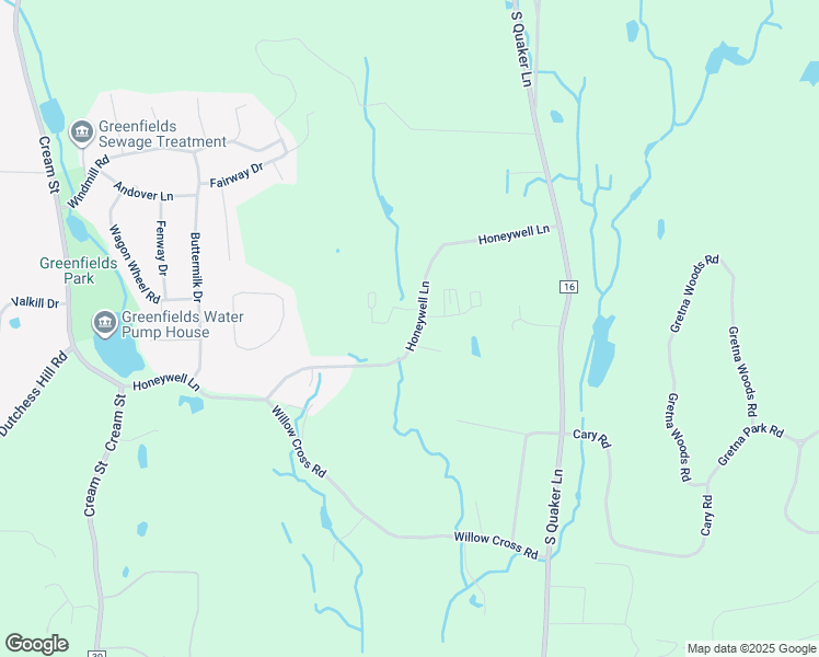 map of restaurants, bars, coffee shops, grocery stores, and more near 64 Honeywell Lane in Hyde Park