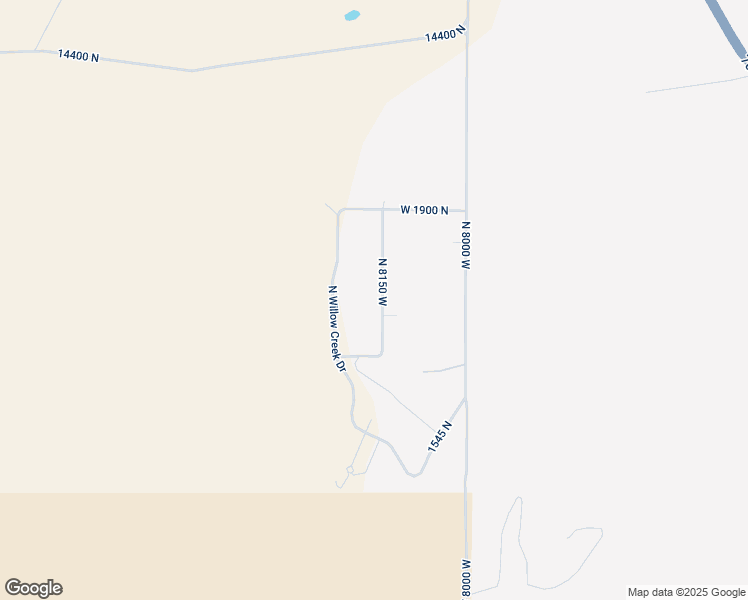 map of restaurants, bars, coffee shops, grocery stores, and more near 1747 North 8150 West in Mendon