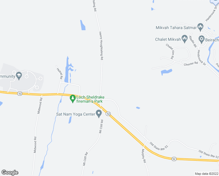 map of restaurants, bars, coffee shops, grocery stores, and more near 64 Henry Houghtaling Road in Sullivan County