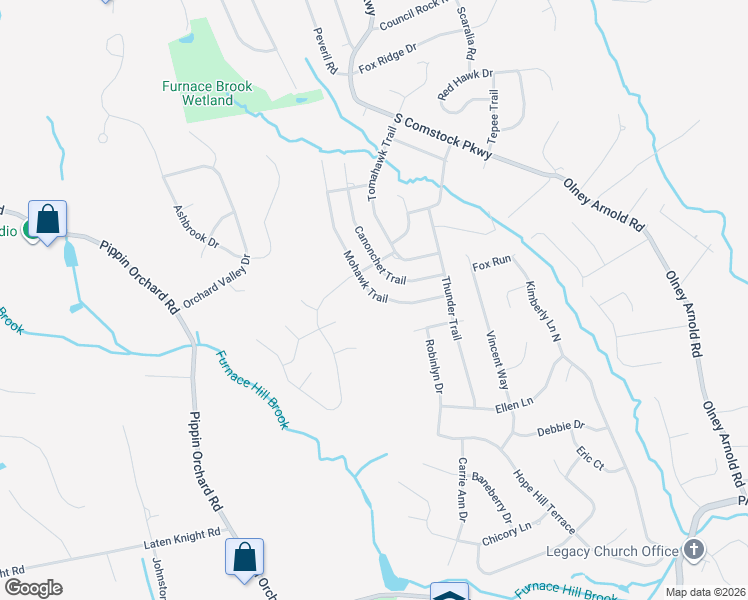 map of restaurants, bars, coffee shops, grocery stores, and more near 85 Mohawk Trail in Cranston