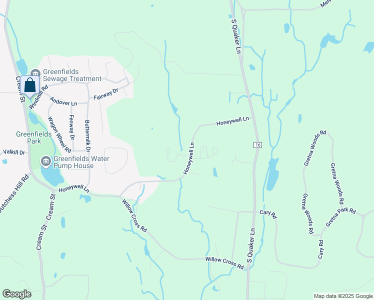 map of restaurants, bars, coffee shops, grocery stores, and more near 50 Honeywell Lane in Hyde Park