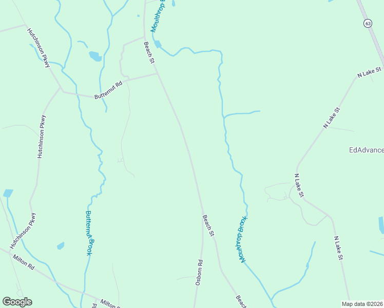 map of restaurants, bars, coffee shops, grocery stores, and more near 154 Beach Street in Litchfield