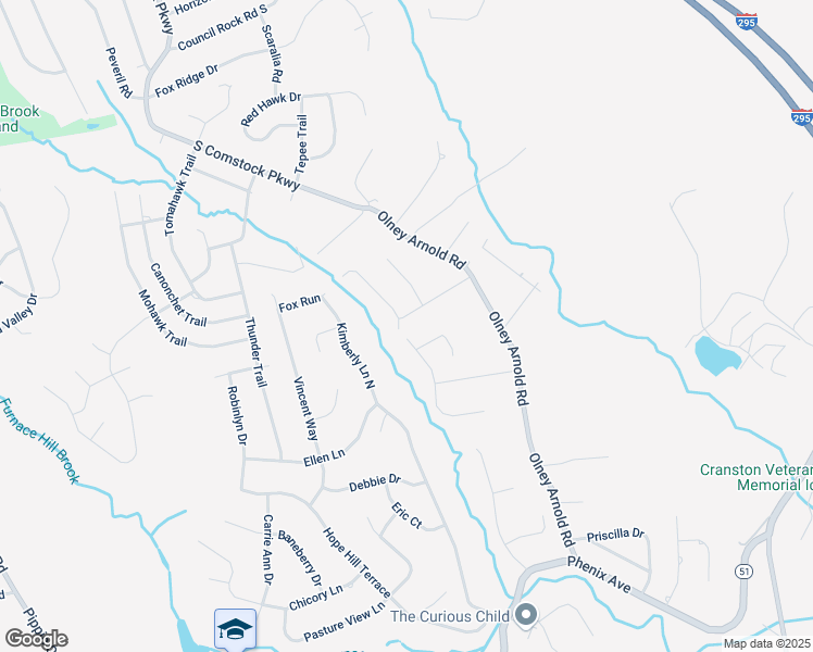 map of restaurants, bars, coffee shops, grocery stores, and more near 39 Century Lane in Cranston