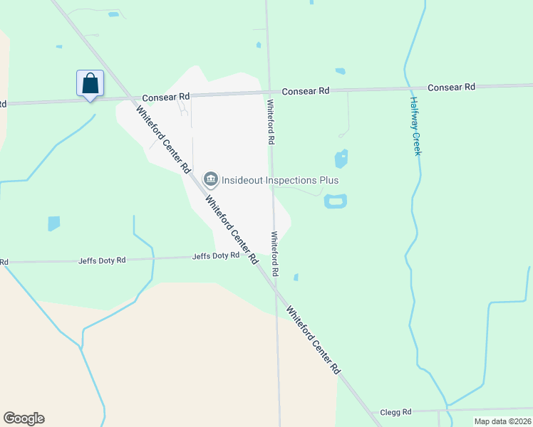 map of restaurants, bars, coffee shops, grocery stores, and more near 8307 Whiteford Road in Ottawa Lake
