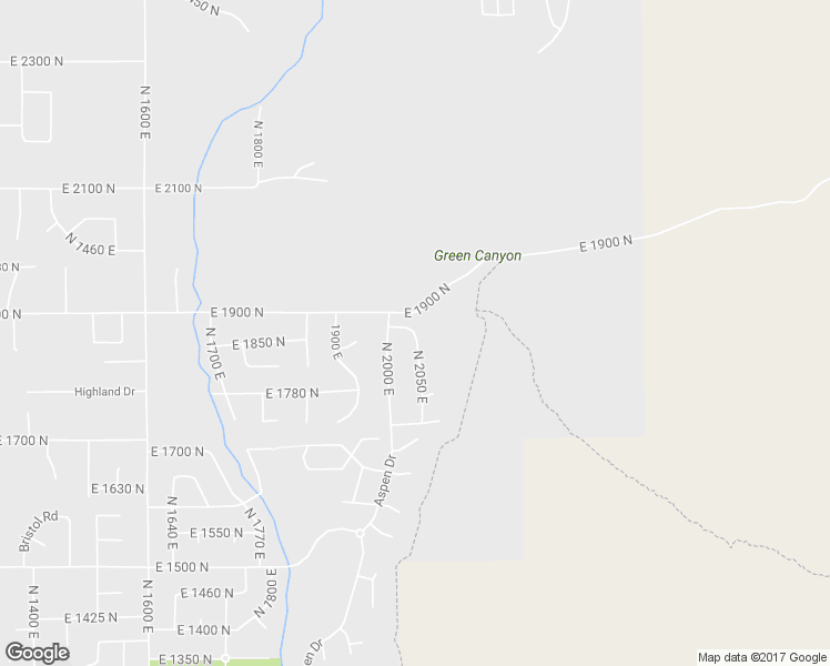 map of restaurants, bars, coffee shops, grocery stores, and more near 2517 North 2050 East in North Logan