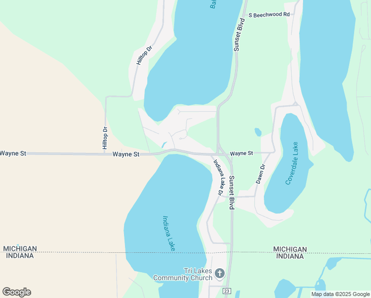 map of restaurants, bars, coffee shops, grocery stores, and more near 13636 Wayne Street in Union