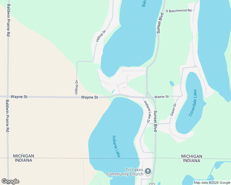 map of restaurants, bars, coffee shops, grocery stores, and more near 13714 Wayne Street in Union