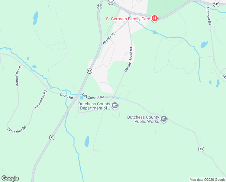 map of restaurants, bars, coffee shops, grocery stores, and more near 656 Oak Summit Road in Millbrook