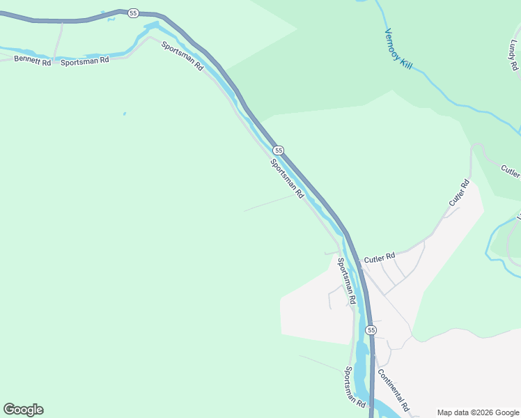 map of restaurants, bars, coffee shops, grocery stores, and more near 115 Sportsman Road in Napanoch