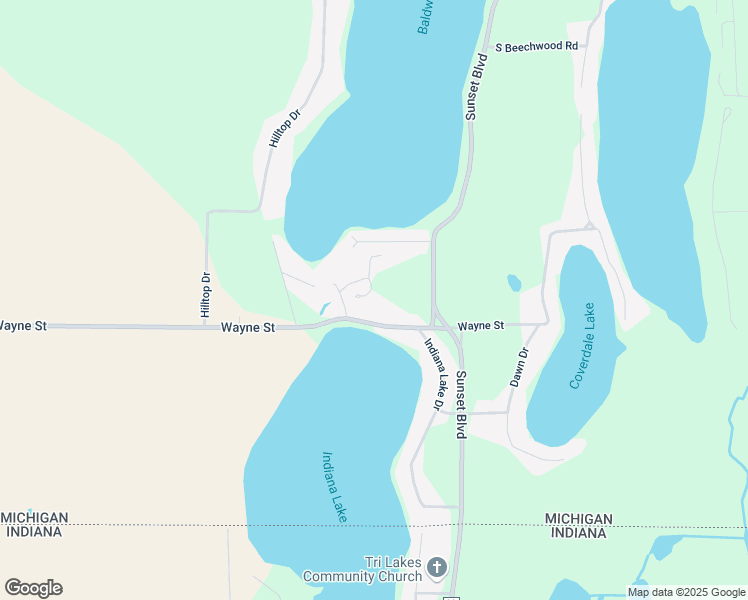 map of restaurants, bars, coffee shops, grocery stores, and more near 13636 Wayne Street in Union