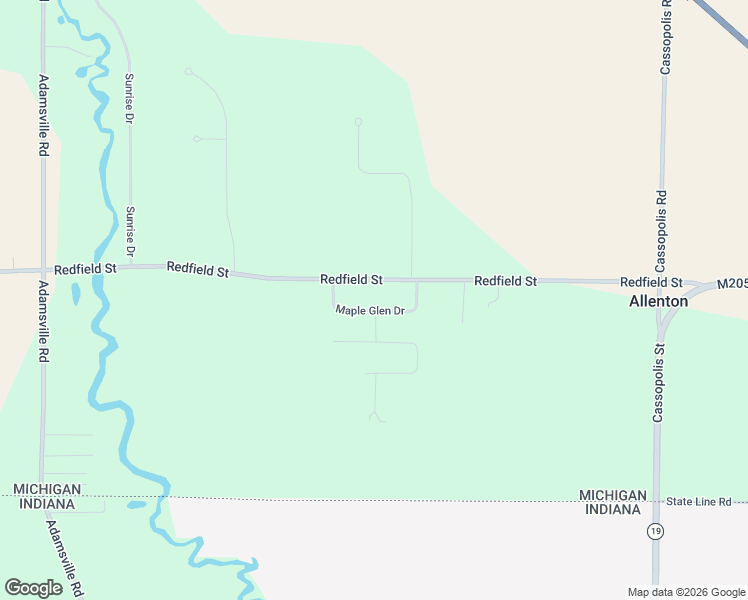 map of restaurants, bars, coffee shops, grocery stores, and more near 21669 Maple Glen Drive in Edwardsburg