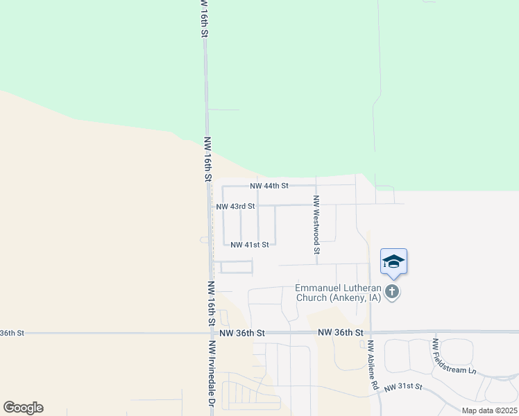 map of restaurants, bars, coffee shops, grocery stores, and more near 4223 NW Cedarwood Dr in Ankeny